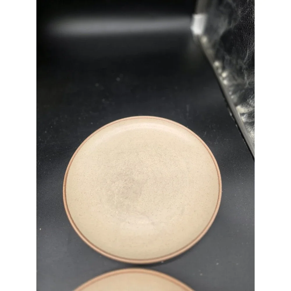 Set of 2 Metlox Poppytrail California Tempo Walnut Terracotta Salad Plates